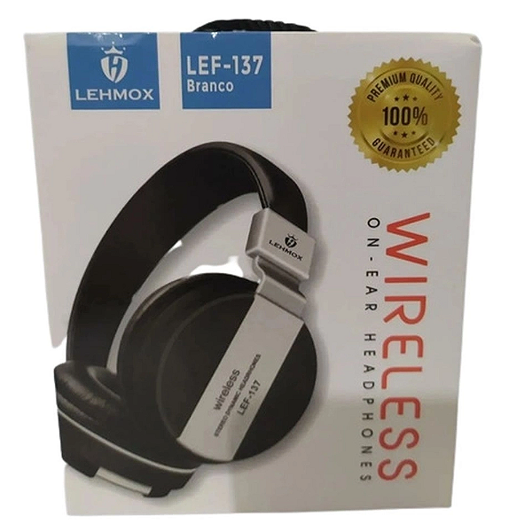 Fone De Ouvido Headphone Wireless Bluetooth Lehmox Lef-137