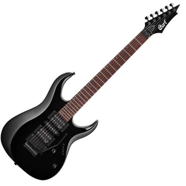 Guitarra Cort X 250 BK Captação EMG SRO OC1 e Alnico V