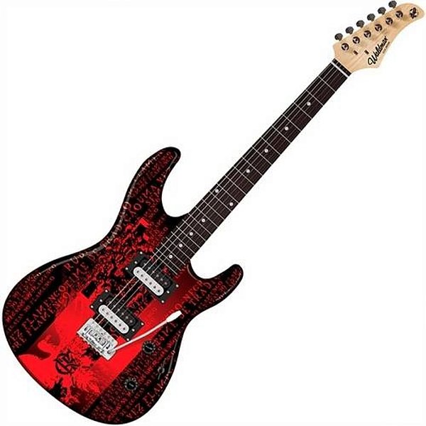 Guitarra Strato Do Flamengo Gtu-1 Waldman