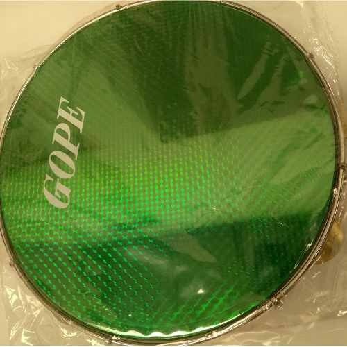 Pandeiro Profissional Pele Holográfica 12 Pol Cor Verde Gope