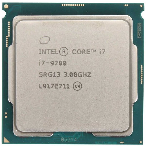 Processador Intel Core i7 9700 3.0 GHz Turbo Max 4,70GHz Cache 12MB OEM