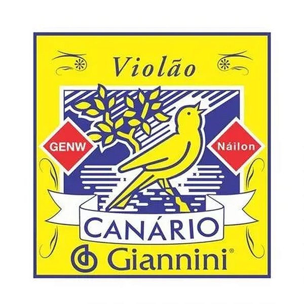 Encordoamento Em Nylon P/ Violão Giannini GENW - Canário*