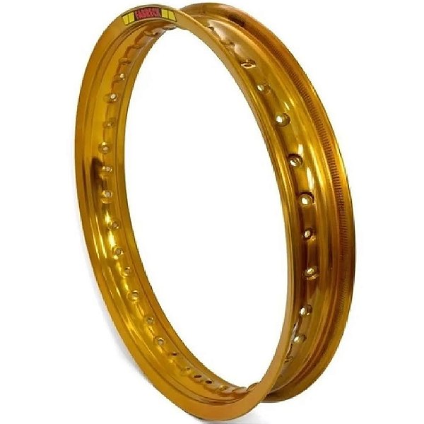 Folha Aro De Alumínio Roda 1.85 X 18 Titan Fan Start Dourado