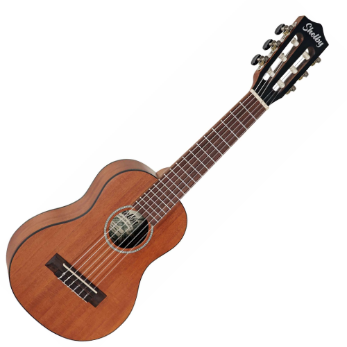 Guitalele Shelby GK6M Natural Nylon com Tampo Fundo e Laterais em Mogno