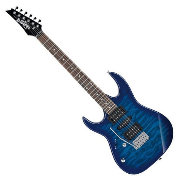 Guitarra ibanez grx 70QAL tbb canhoto