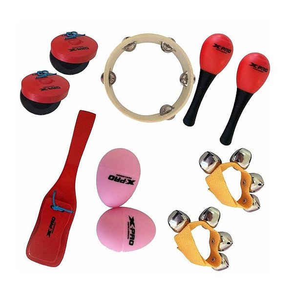 Kit Bandinha Ritmica X-pro Lt6 com Bag - 6 Peças C. Ibanez