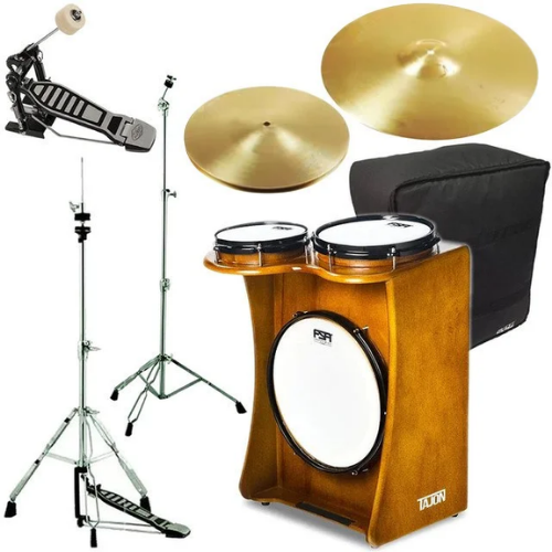 Kit Tajon FSA Standard TAJ15 Cerejeira Bumbo 14" Tom 10" Caixa 8"