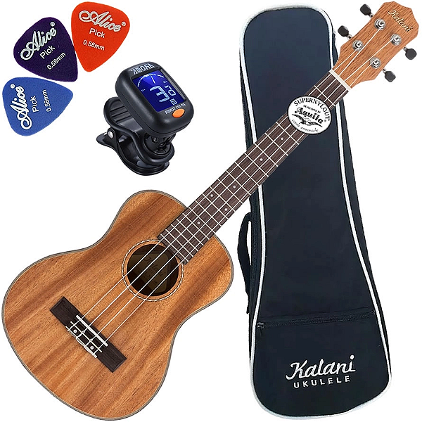 Kit Ukulele Kalani Tenor Kal320 Tm Kayke Series Com Capa