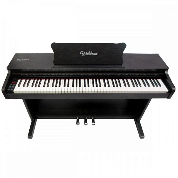 Piano Digital 88 Teclas Waldman Kg-8800 Com Estante