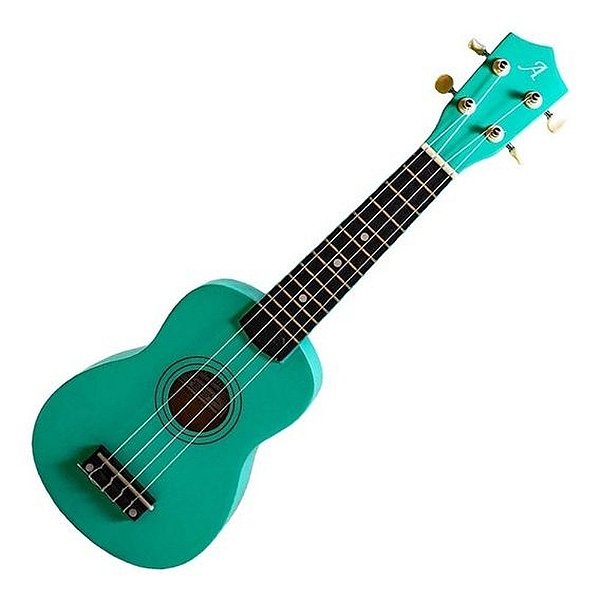 Ukulele Andaluz Soprano Uks01 Mg Turquesa + Capa Simples 21