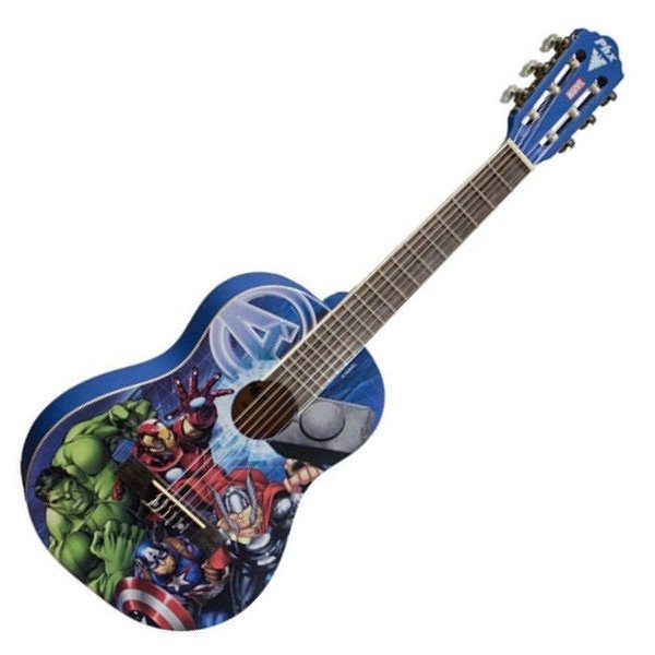 Violão Acústico phx Nylon Infantil Marvel Vingadores Vim-A1