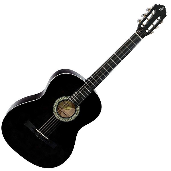 Violão Clássico Acústico Estudante Em Aço S14 Bk Preto Giannini