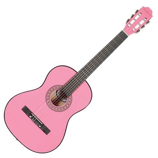 Violão de Nylon Acústico Waldman PP-1 pk Rosa
