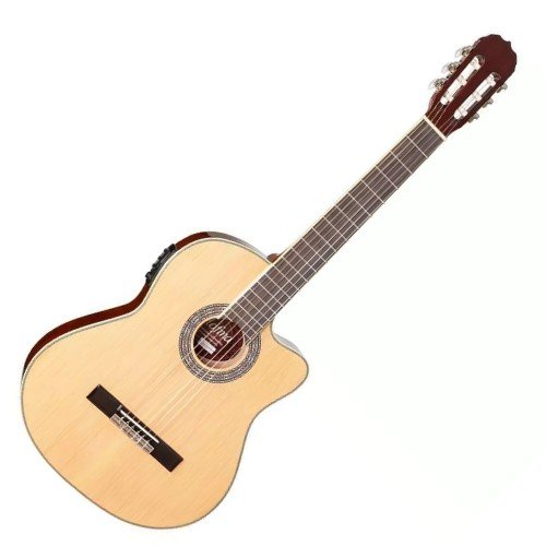 Violão Hofma YE225 Elétrico Natural Nylon Clássico Cutway