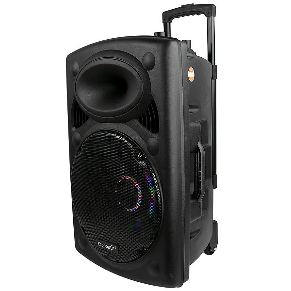 Caixa de Som Ecopower EP-1903 SD / USB / Bluetooth / Karaokê
