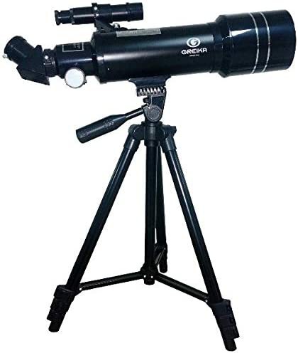Telescópio 40070m Refrator Azimutal 70mm 200x -Greika