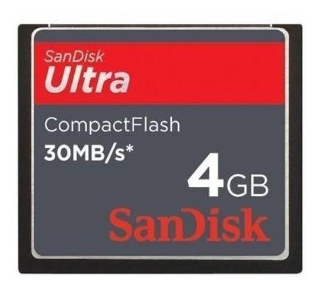 Compact Flash 4gb Sandisk Cf Cartão De Memória Ultra 30mb