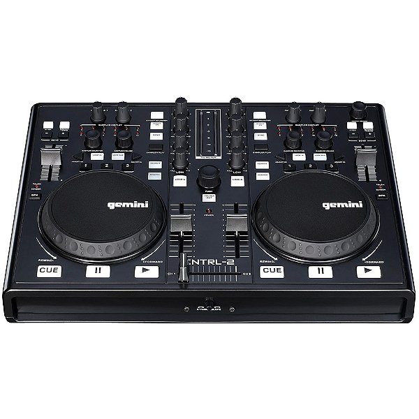 Mesa Controladora DJ Gemini CNTRL-7 USB / Midi Com Placa de Som