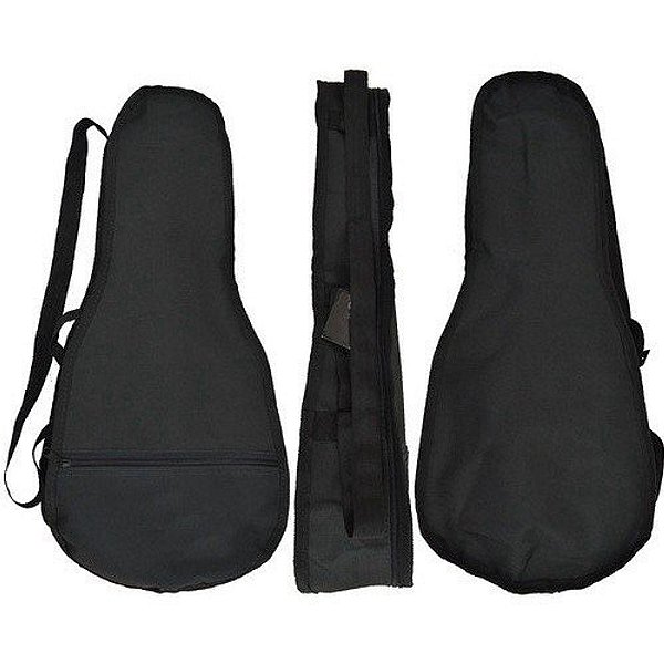 Capa Para Cavaco Super Luxo Acolchoada Preto Carbon