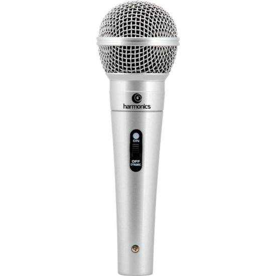 Microfone Dinamico Supercardioide Mdc201 Prata Harmonics
