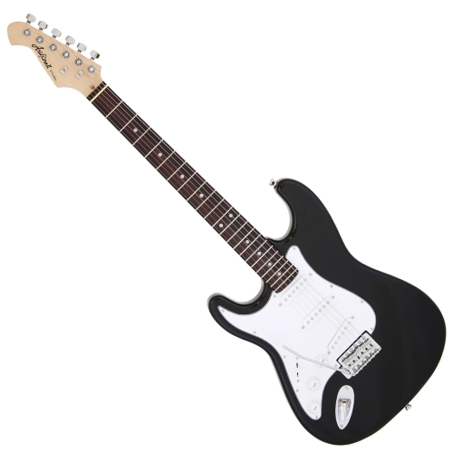 Guitarra Aria Série STG-003/M LH Black (canhoto)