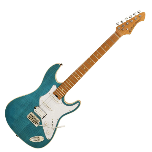 Guitarra Aria 714-MK2 Fullerton Turquoise Blue