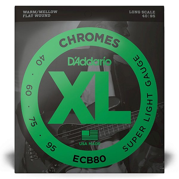 Encordoamento Baixo 4C 40-95 D Addario XL Chromes ECB80