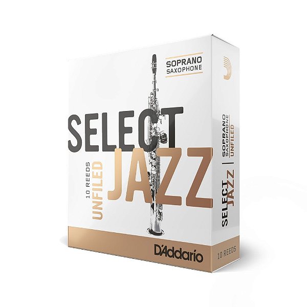 Palheta Sax Soprano 2H (10 Unidades) D Addario Select Jazz