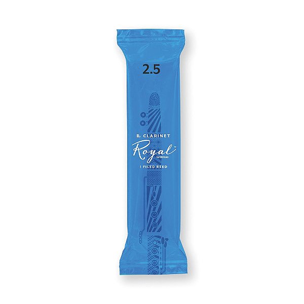 Palheta Clarineta Bb 2.5 (Unidade) D Addario Royal 25RCB0125