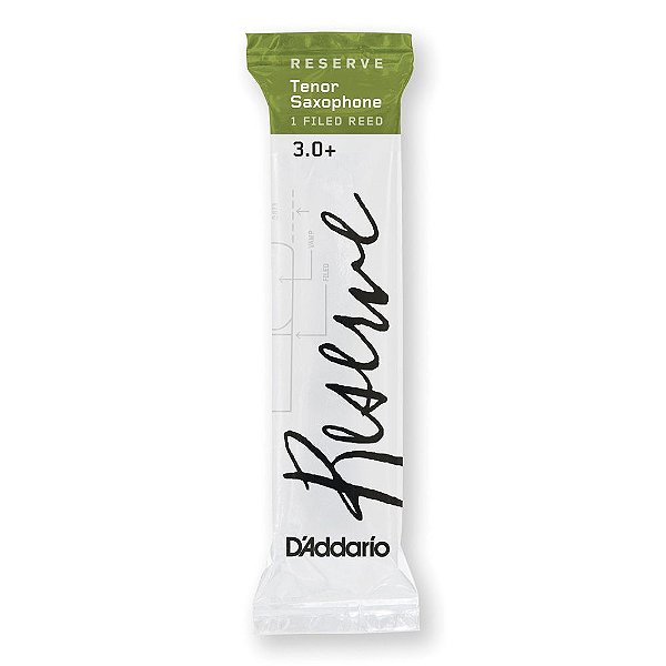 Palheta Sax Tenor 3.0+ (Unidade) D Addario Reserve DKR01305
