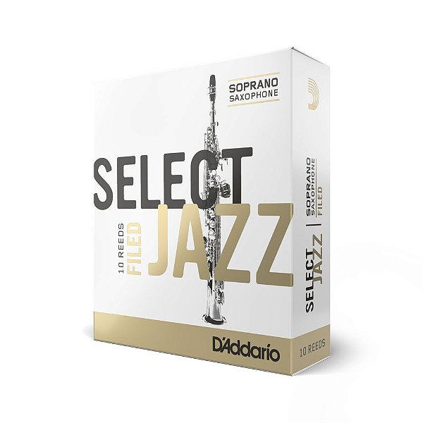 Palheta Sax Soprano 2S (10 Unidades) D Addario Select Jazz