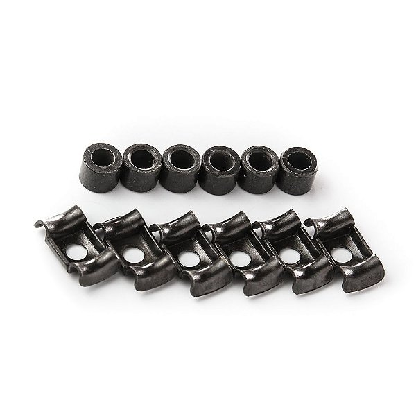 Baixa Cordas Guitarra Preto (6 Unidades) Spirit SSG-L-BK