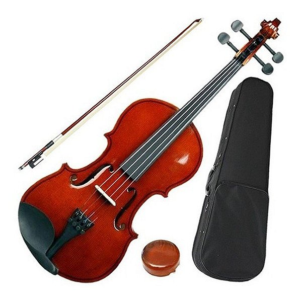 Violino Barato 1/2 Completo Com Case E Arco Concert Cv