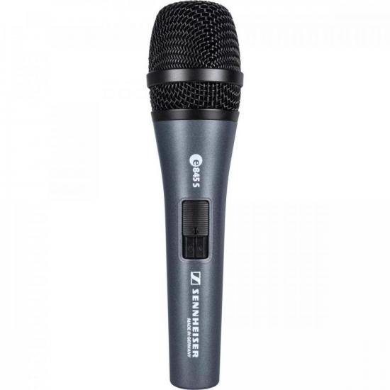 Microfone Sennheiser Supercardióide E845-S Dinâmico