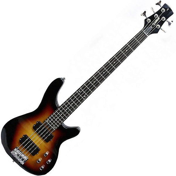 Baixo Waldman GBW-105 5 Cordas HH Brown Sunburst BS