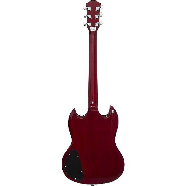 Guitarra Elétrica Sg De Madeira Maciça Thomaz Teg 340 Vermelho