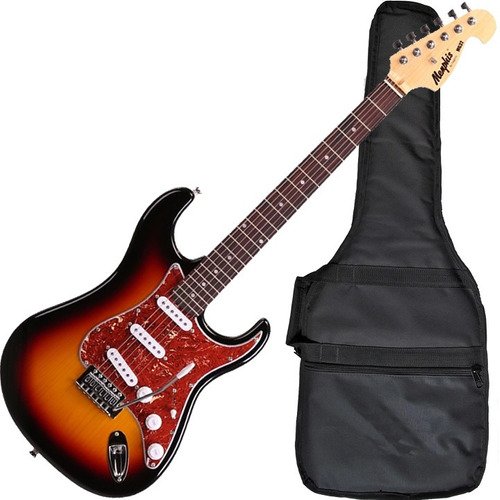 Guitarra Tagima Elétrica Stratocaster Memphis Mg32 Sb + Capa
