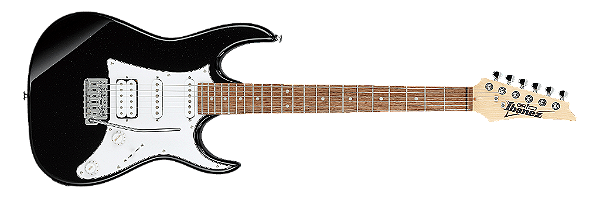 Guitarra Ibanez Stratocaster hss grx 40 bkn Black Nigth Strato Captação Humbucker Single Single