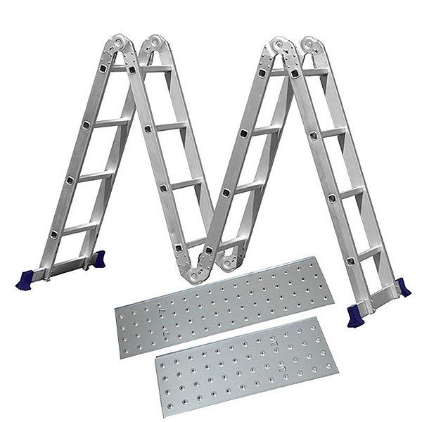 Escada Aluminio Multif. 4x4 16 Degraus