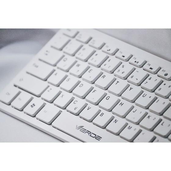 Teclado De Computador Mini Usb Mini Keyboard Pc Branco