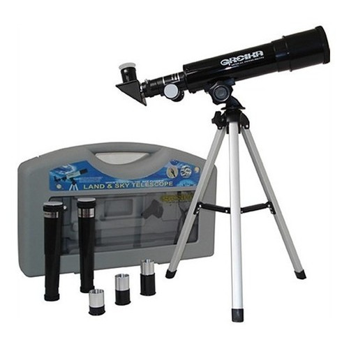Telescópio Refratora Objetiva 50mm Focal 360mm 36050 HD Greika