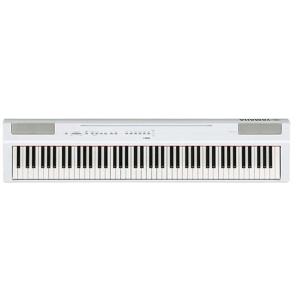Piano Digital P 125 Wh Branco 88 Teclas Sensitivas Com Fonte E Pedal Sustain Yamaha