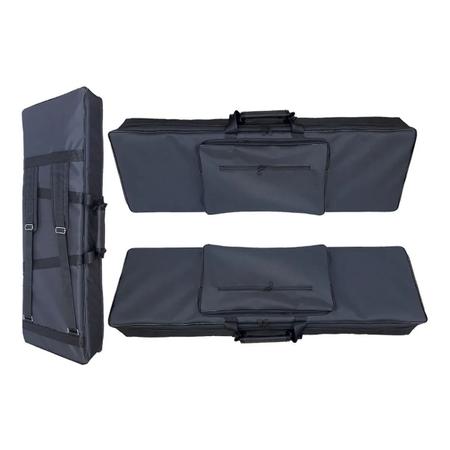 Capa Bag Master Luxo Preto Para Teclado Roland Fantom G8