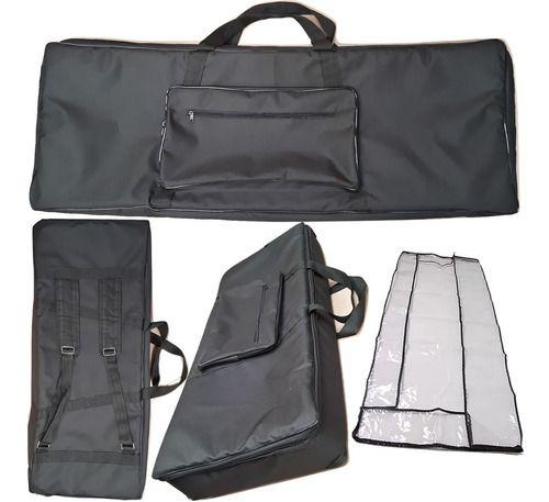 Capa Bag Master Luxo Teclado Yamaha Psr-sx600 Bk + Cobertura