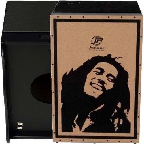 Cajon Eletroacústico Inclinado Bob Marley Jaguar K2-EQ-BM