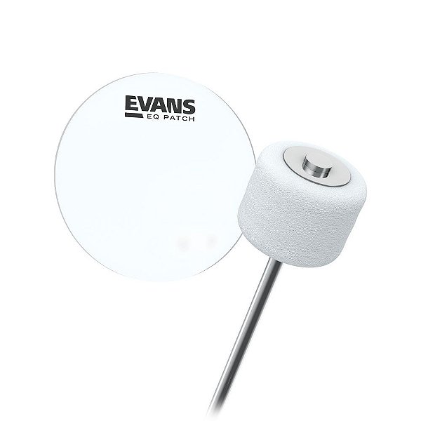 Pad Protetor Pele Bumbo Pedal Simples (2 Peças) Evans EQPC1