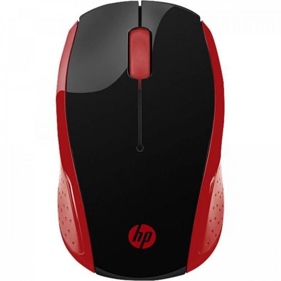 Mouse HP X200 OMAN Sem Fio 1000 DPI Vermelho