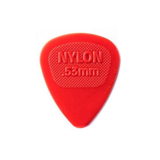 Palheta TRADICIONAL NYLON 443 0.53 Vermelha DUNLOP - PCT / 72