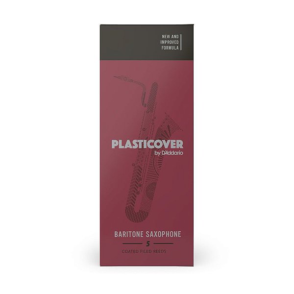 Palheta Sax Barítono 3.0 (5 Unidades) D Addario Plasticover