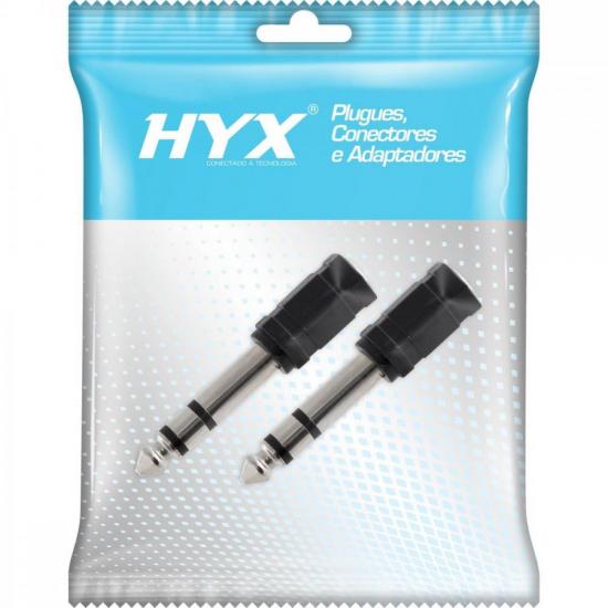Adaptador P2 F Estéreo x P10 M Estéreo HA034 HYX - PCT / 2